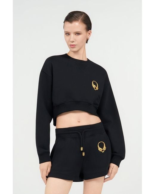 Roberto Cavalli Black Roar Sweatshirt