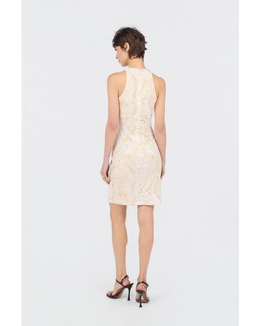 Roberto Cavalli White Ornamental Print Dress