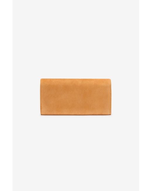 Roberto Cavalli White Suede Wallet