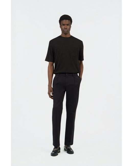 Roberto Cavalli Black Pleated Trousers for men