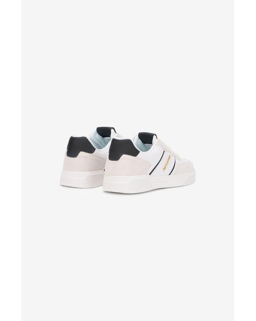 Roberto Cavalli Multicolor Leather Sneakers With Suede Inserts for men