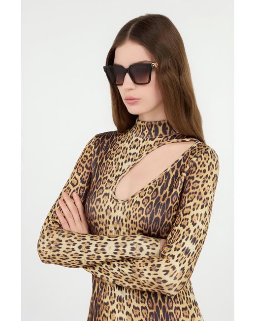 Roberto Cavalli Multicolor Wide Front Sunglasses