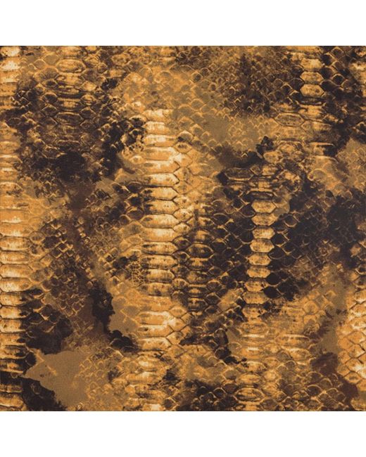 Roberto Cavalli Natural Cobra Print Pencil Skirt