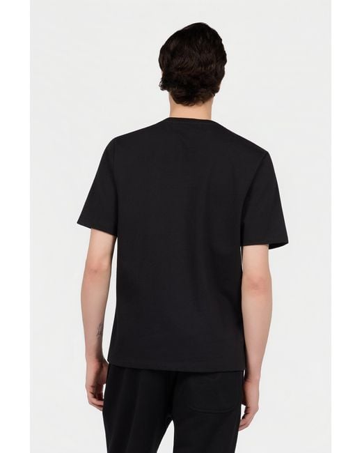 Roberto Cavalli Black T-Shirt With Snake Floral Print for men