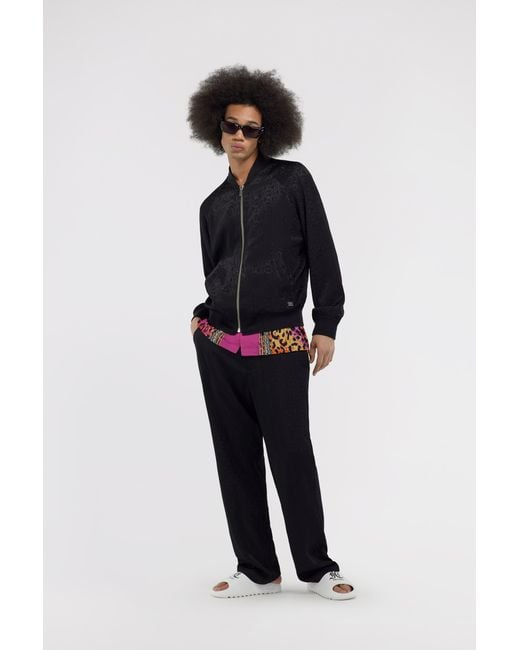 Roberto Cavalli Black Just Cavalli Bomber for men
