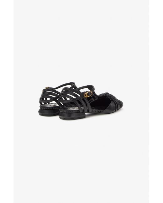 Roberto Cavalli Black Ballerina With Weave