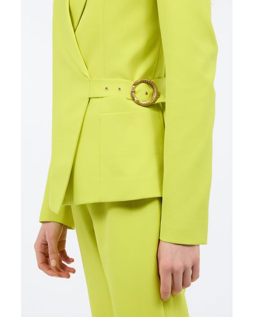 Veste Avec Ceinture Latérale Roberto Cavalli en coloris Yellow