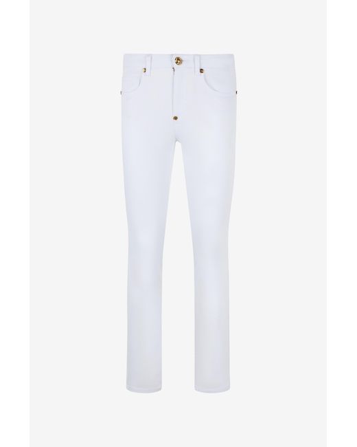 Vaqueros Blancos Roberto Cavalli de color White