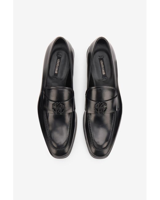 Roberto Cavalli Black Classic Loafer for men