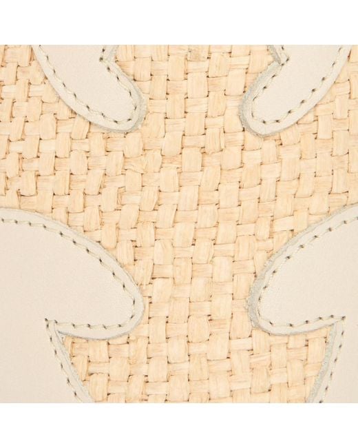 Roberto Cavalli White Texan Boots With Woven Inserts
