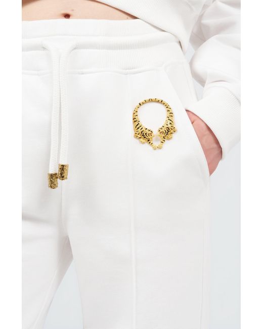 Roberto Cavalli White Roar Trousers