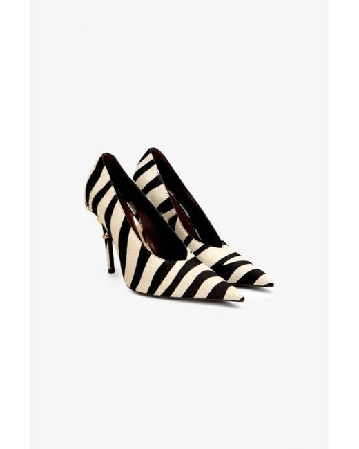 Roberto Cavalli Black Pumps Serpentine
