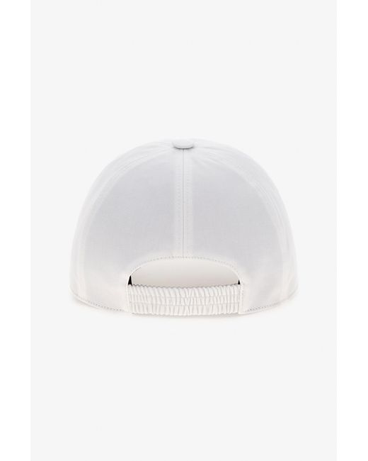 Roberto Cavalli White Cap With Logo