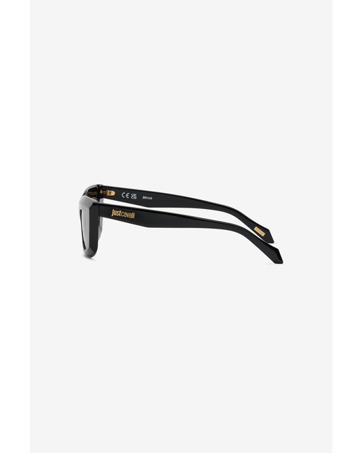 Roberto Cavalli Black Statement Front Sunglasses