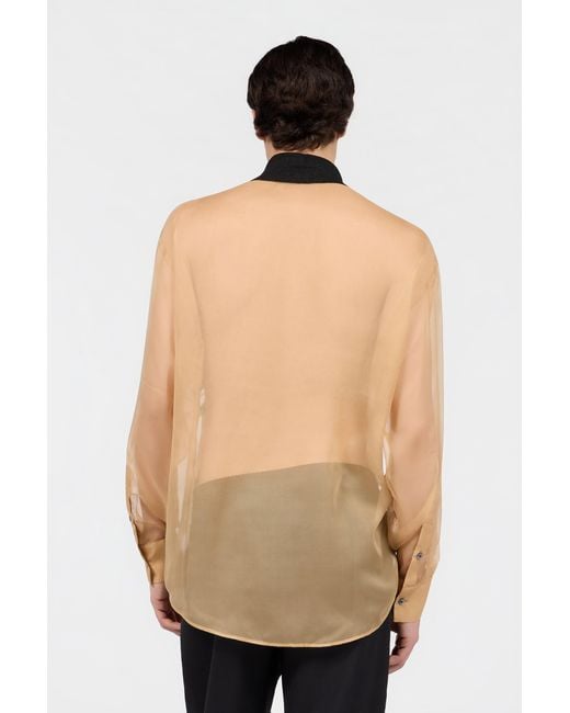 Roberto Cavalli Natural Shirt With Snakes for men