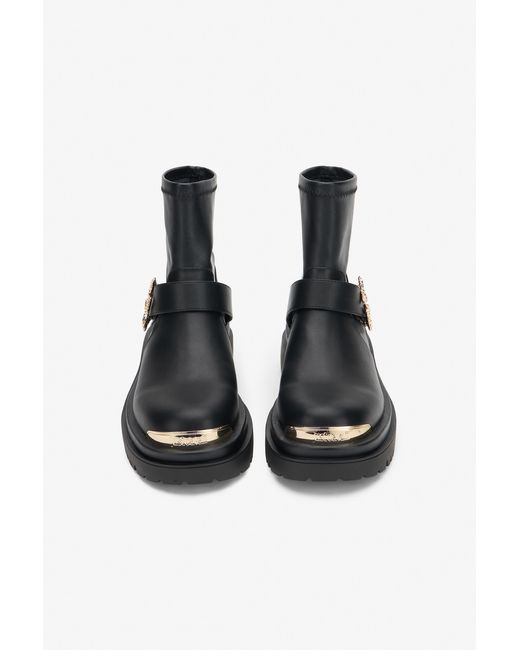 Roberto Cavalli Black Ankle Boots