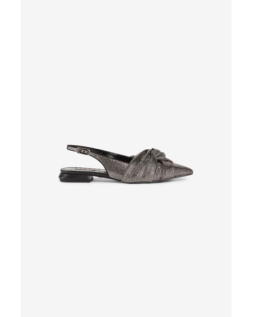 Roberto Cavalli Metallic Le Pettegole Crystal-Embellished Slingback Pumps