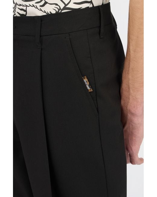 Roberto Cavalli Black Trousers for men