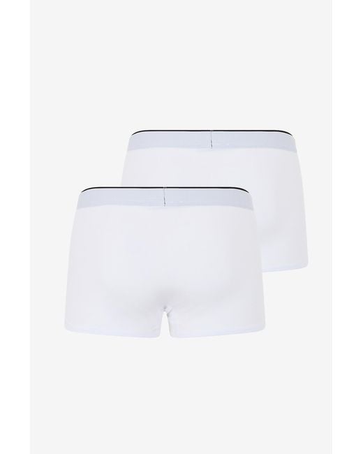 Roberto Cavalli White Cotton Boxers Bi-Pack for men
