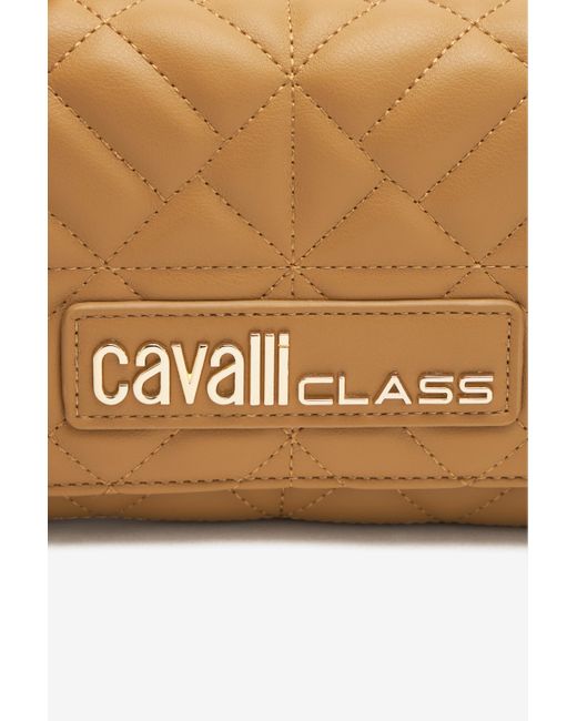 Roberto Cavalli Natural Bag With Cavalli Class Chain Shoulder Strap
