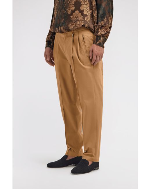 Pantaloni Con Dettaglio Fang da Uomo di Roberto Cavalli in Bianco