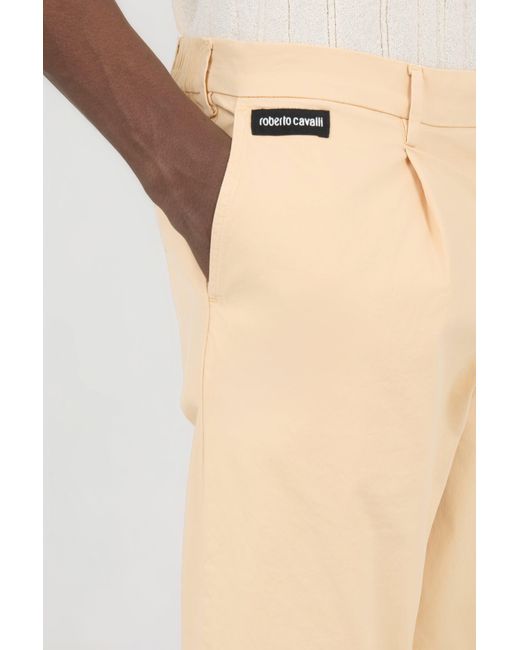 Roberto Cavalli Natural Trousers for men
