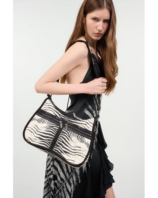 Roberto Cavalli White Torino Bag