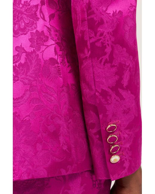 Roberto Cavalli Pink Single-Breasted Blazer