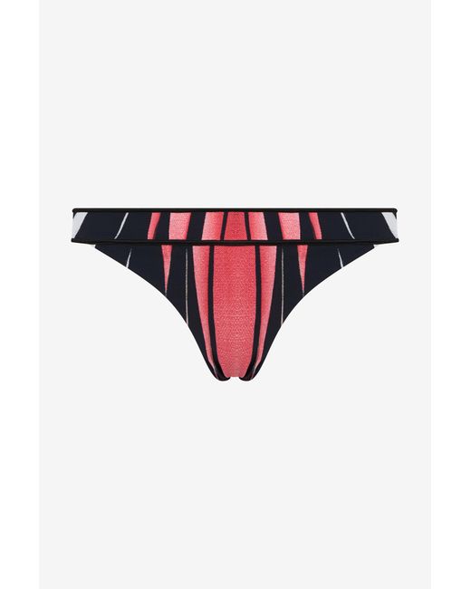 Roberto Cavalli Blue Ray Of Paradise Print Swimsuit Bikini Bottom