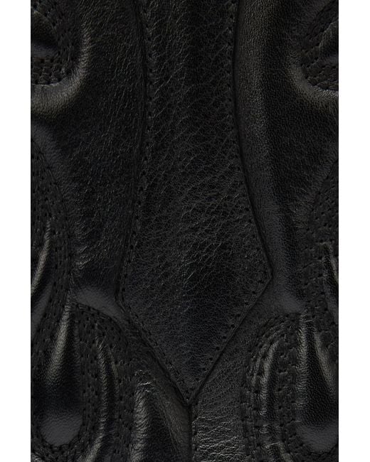 Roberto Cavalli Black Texan Boots