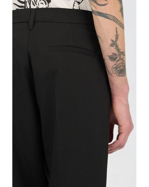 Roberto Cavalli Black Trousers for men