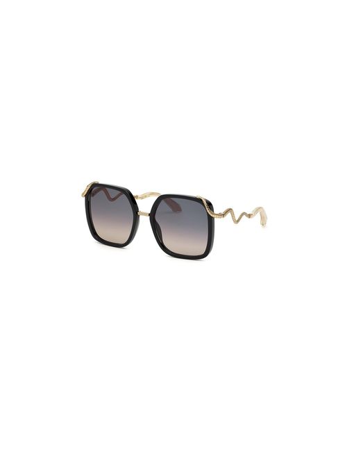 Roberto Cavalli Black Sunglasses Snake Collection