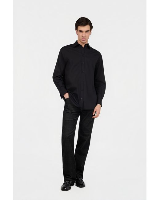 Roberto Cavalli Blue Cotton Shirt
