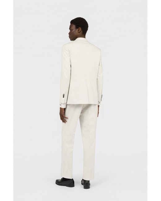 Roberto Cavalli White Suit for men