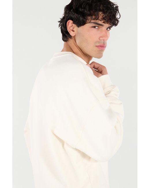 Roberto Cavalli White Sweatshirt With Monogram for men