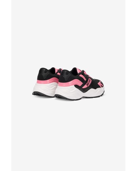 Roberto Cavalli Red And Chunky Sneakers