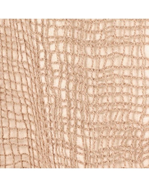 Trench Grid Con Cinturón Roberto Cavalli de color Natural