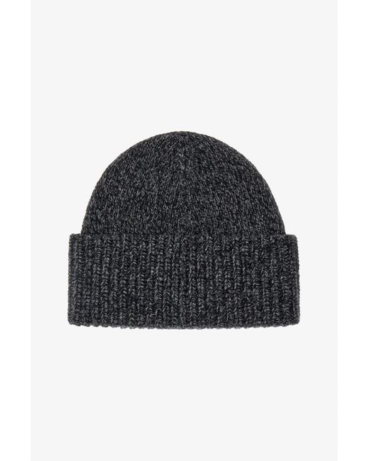 Hat With Monogram Rc Roberto Cavalli de color Black