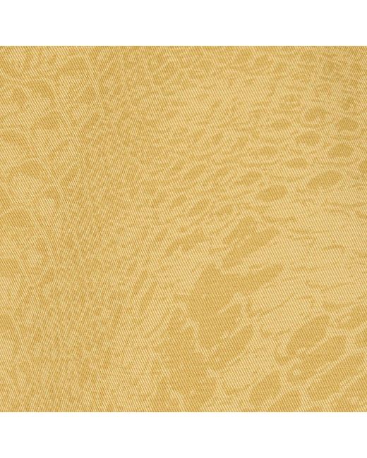 Roberto Cavalli Yellow Double-Breasted Jacket With Python Pattern