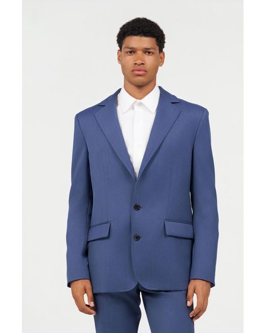 Roberto Cavalli Blue Elegant Jacket for men