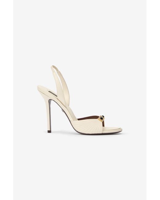 Roberto Cavalli Multicolor Sandals With Jeweled Buckle