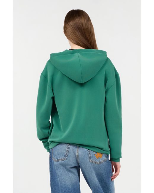 Sweatshirt Vert À Capuche Avec Logo Monogram Rc Roberto Cavalli en coloris Green