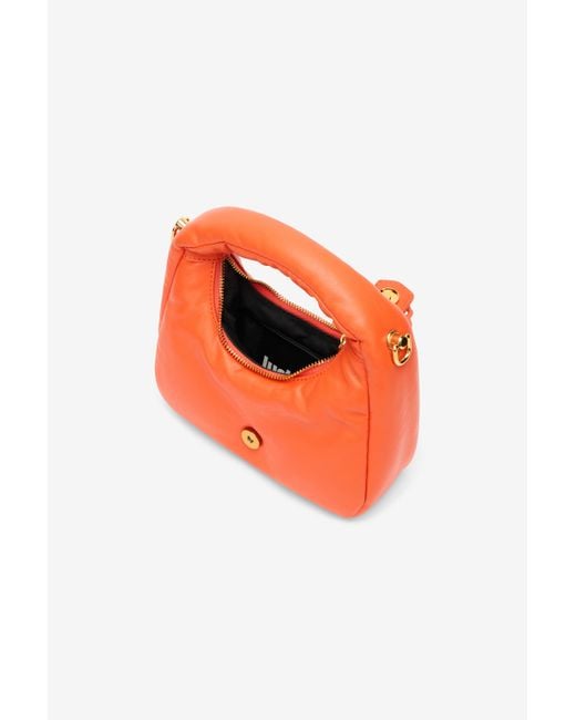 Borsa Piccola Con Mirror Snake di Roberto Cavalli in Orange