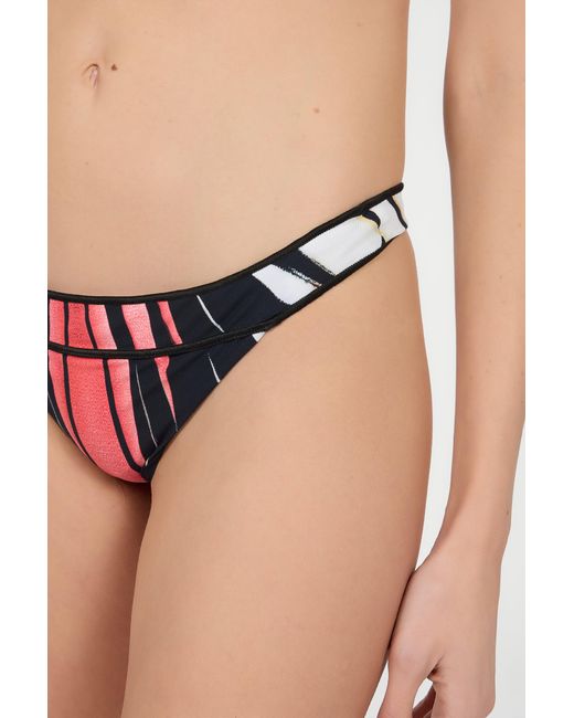Roberto Cavalli Blue Ray Of Paradise Print Swimsuit Bikini Bottom
