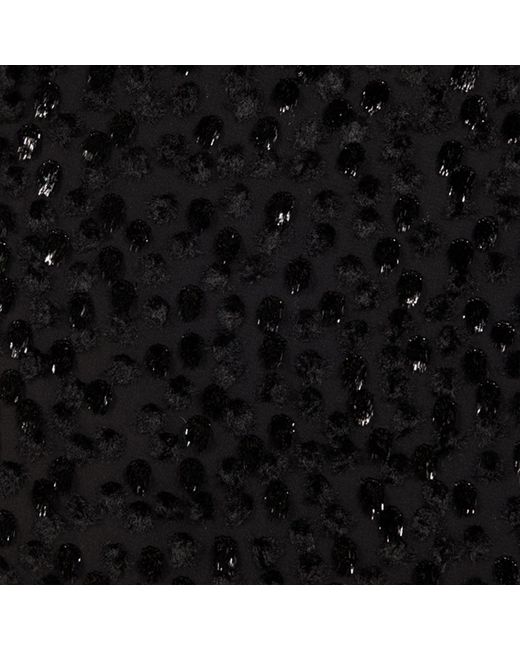 Roberto Cavalli Black Skirt With Beaded Hem