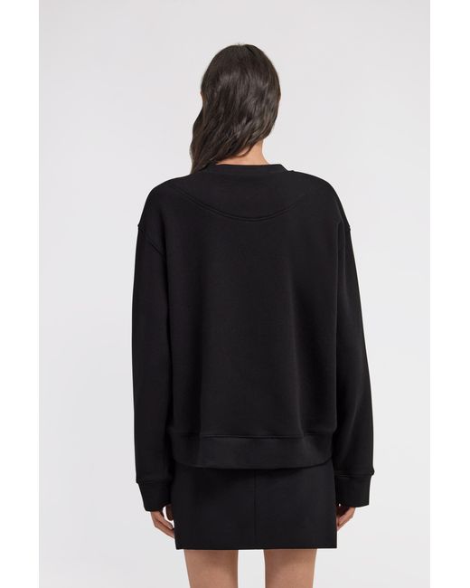 Roberto Cavalli Blue Logo Embroidered Sweatshirt