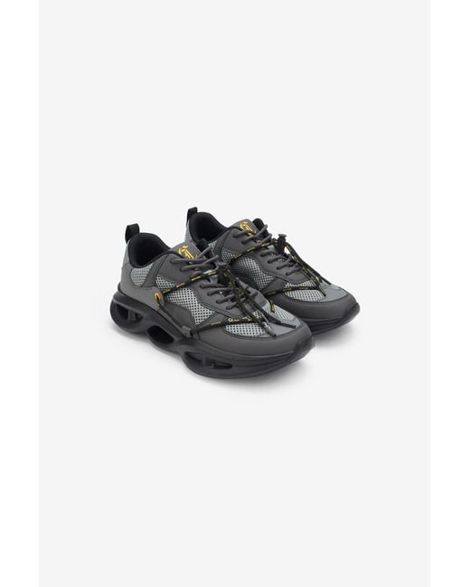 Roberto Cavalli Black Chunky Sneakers for men