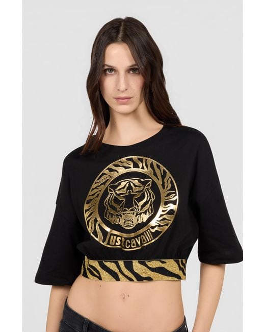 Roberto Cavalli Black T-Shirt