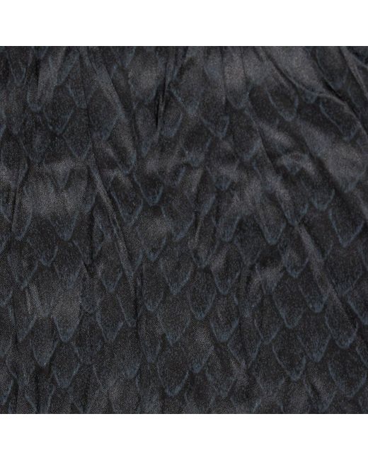 Roberto Cavalli Black Shirt With Python Print