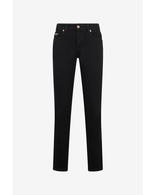 Roberto Cavalli Black Denim Trousers